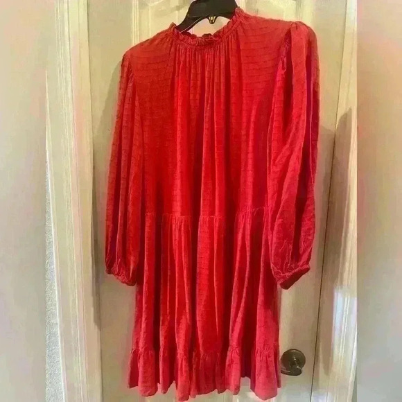 Universal Threads red dress with high neck. Size Small. Worn one time. - Picture 2 of 7